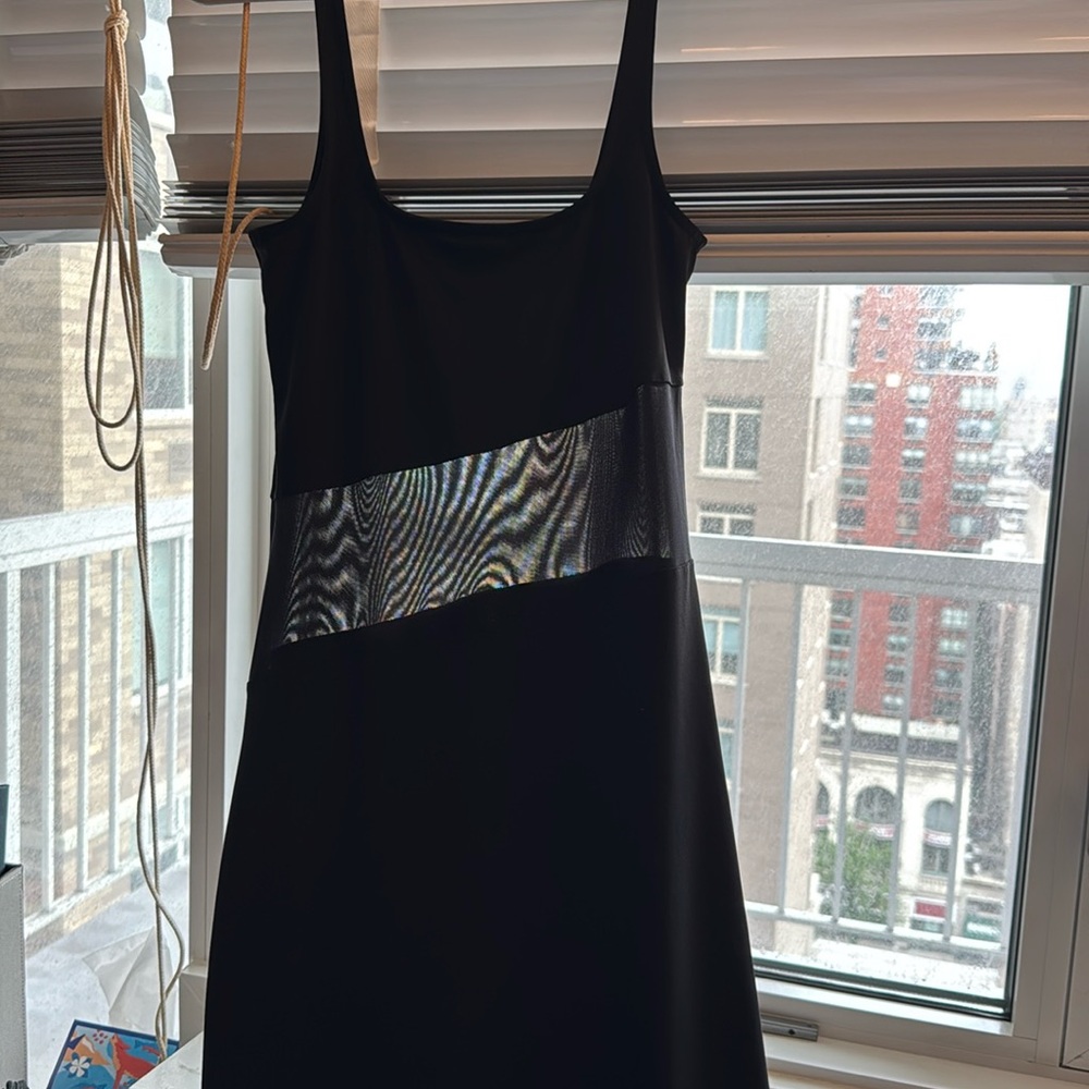 Solid & Striped Black Dress